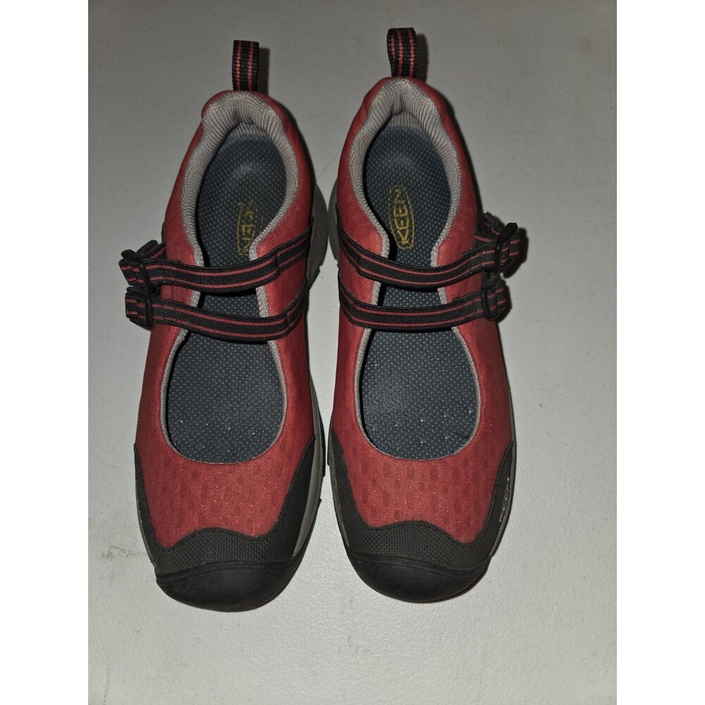 KEEN Malibu Mary Jane Shoes Womens 8.5 Red Double Strap Buckle Trail Walking EU